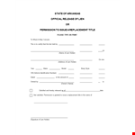 Release Liens Easily: Official Lien Release Form for Issue, Holder, and Permission example document template