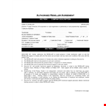 Reseller Contract Agreement Sample example document template