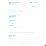 Team Agrnda Template example document template