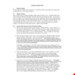 Library Inclement Weather Policy: Staff Preparedness for Tornado and Severe Weather example document template