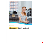 Create an Effective Company Handbook | Managerial Guidelines, Leave Policies, and More example document template