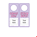 Custom Door Hanger Templates for Effective Marketing Campaigns example document template