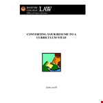 Legal Editor example document template