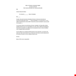 Notice For Termination Letter Template example document template