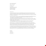 Investment Cover Letter example document template