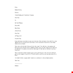 Condolence Letter to Acknowledge Loss example document template