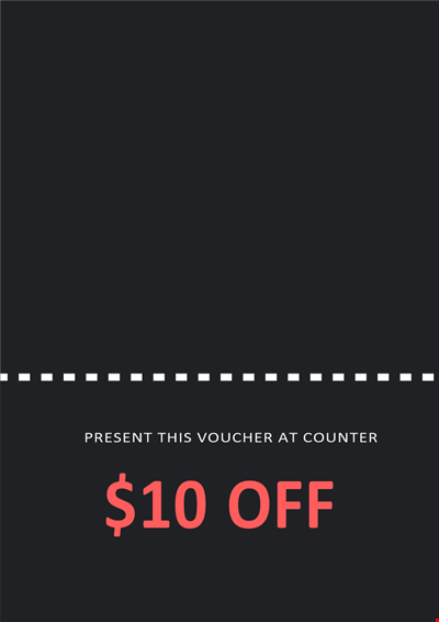 Coupon Template Free