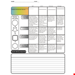 Grading Rubric Template - Create an Effective Class Grading Rubric example document template