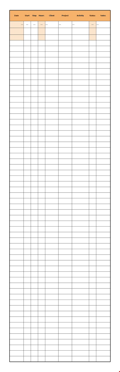 Easy-to-Use Timesheet Template for Tracking Client Time