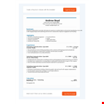 Marketing Communication Executive Resume Template & Examples | Stand Out to Employers example document template