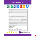 Treatment Plan Template example document template