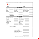 Agriculture Cash Flow Statement Template example document template 