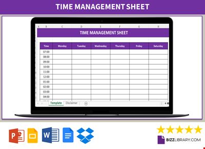 Time Management Worksheet