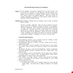 Relocation Policy For Newemployee example document template