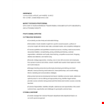 Marketing Research Manager Resume example document template