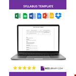 Template for Course Outline example document template