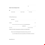 Get a Strong Letter of Support for Your Student Visa Application example document template