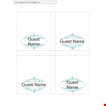 Table Tent Template - Create Professional Table Tents Effortlessly example document template