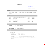 Mca Fresher Lecturer Resume example document template