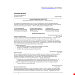 Sales and Marketing Executive Resume - Phoenix | Radio | Marketing example document template