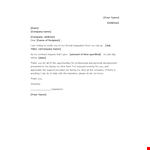 Employer Job Resignation Letter Template example document template 
