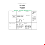Youth Ambassadors: Daily Agenda Template for Education example document template 