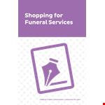 Funeral Planning Services - Choose the Right Casket | Company Name example document template 