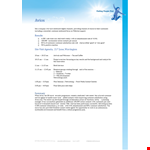 Plan, Arrange, and Organize Your Sample Visit with our Agenda Template example document template