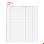 Easily Manage Your Wedding Guest List - Invite Exactly The Number Of Guests You Want | Template example document template