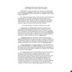Non Compete Agreement Template for Executives: Company Agreement to restrict competition example document template