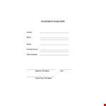 Printable Work example document template