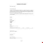 Notarized Letter Template example document template