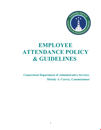 Department Of Administrative Services Employee Attendance Policy Guidelines