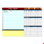 Custom Travel Itinerary - Personalized Trip Planner example document template 