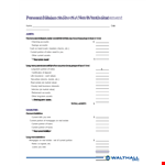 Personal Balance Sheet Format example document template