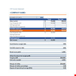 Cvp Income Statement Templatelab.com example document template