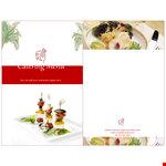 Menu Templates - Customize and Download Professionally Designed Menus example document template