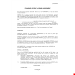 License Agreement Template: Create a Clear and Comprehensive Agreement with Licensee and Licensor example document template