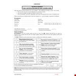 Return to Work Form - Health | Includes Absence | Please example document template