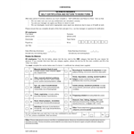 Return to Work Form - Health | Includes Absence | Please example document template 