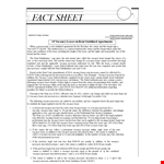 Create an Effective Fact Sheet Template to Increase Vacancy and Lease - FOR Owner example document template