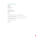 Thank You Letter To Recruiter After Job Offer example document template
