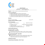 Pharmacy Technician Resume | Technician, Lynnwood | Terminology, Problem Solver example document template