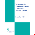 Pediatric Nursing PDF Guide Template example document template