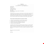 Freelance Graphic Designer Application Letter example document template