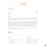 Professional Resume Cover Letter Us Letter example document template 