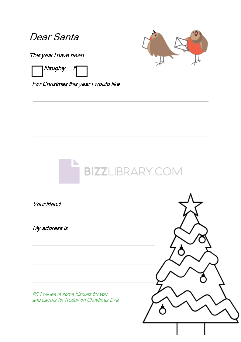 merry christmas letter sample