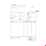 Simple Bakery Invoice Template example document template