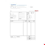 Simple Bakery Invoice Template example document template 