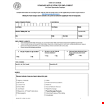Standard Application For Employment Form example document template